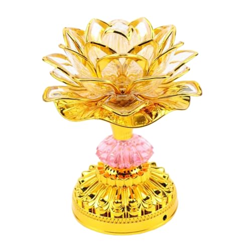 STOBOK 1Stück LED Lotus Lampe Farbwechselnde Buddha Halle Lampe Für Tischdekoration Für Meditationsräume Und Tempel Hochwertiges Material Und Exquisites Design STOBOK 1Stück LED Lotus Lampe Farbwechselnde Buddha Halle Lampe Für Tischdekoration Für Meditationsräume Und Tempel Hochwertiges Material Und Exquisites Design von STOBOK