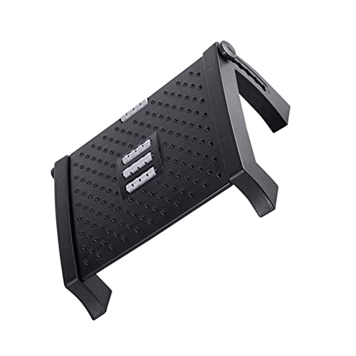 STOBOK 1stk Fußbank Fußhocker Gaming-Stuhl Schreibtisch Für Büro Stand Fußstützen-massagegerät Unter Dem Schreibtisch Fußstütze Für Den Schreibtisch Schreibtischzubehör Heimbüro Abs Black von STOBOK