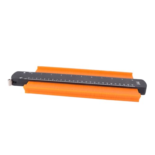 STOBOK 1stk Kontur Messer Messendes Handwerkzeug Profilmessgerät Unregelmäßige Formlehre Unregelmäßiges Messwerkzeug Formlineal Formvervielfältiger Profillehre Abs Orange von STOBOK