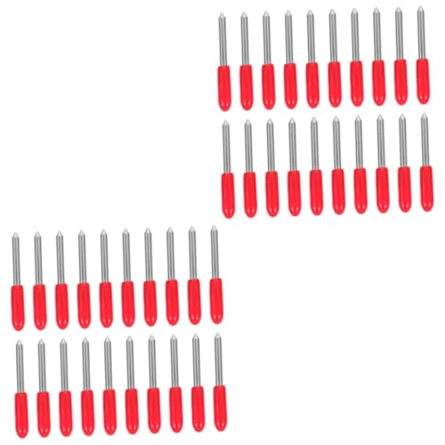 STOBOK 2 Kisten Nadel der Graviermaschine Vinylschneideklingen 30/45/ 60 Grad Vinylschneider Schneidklingen Schneideplotter Reflektierende Folie Schneidemaschine Messerkopf Werkzeug von STOBOK