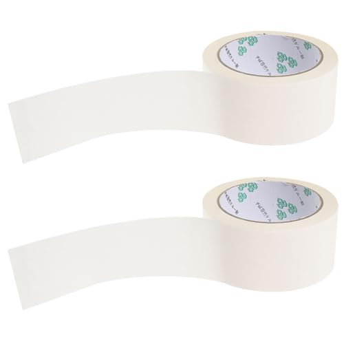 STOBOK 2 Rollen Weißes Paketband Kartonklebeband Packband Aus Papier Bewegliches Band Fotorahmenband Versandband Pappband Klebestreifen Weißes Klebeband Schwer Kraftpapier Lieferungen von STOBOK