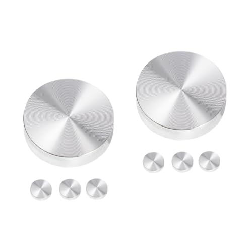 STOBOK 2 Sätze Aluminiumlegierung Runder Disc Adapter Für Glastische Teiliges Leicht Und Tragbar Vielseitig Einsetzbar Für Teetische Und Vitrinen Einfache Installation Und 4 Stück * 2 STOBOK 2 Sätze Aluminiumlegierung Runder Disc Adapter Für Glastische Teiliges Leicht Und Tragbar Vielseitig Einsetzbar Für Teetische Und Vitrinen Einfache Installation Und 4 Stück * 2 von STOBOK