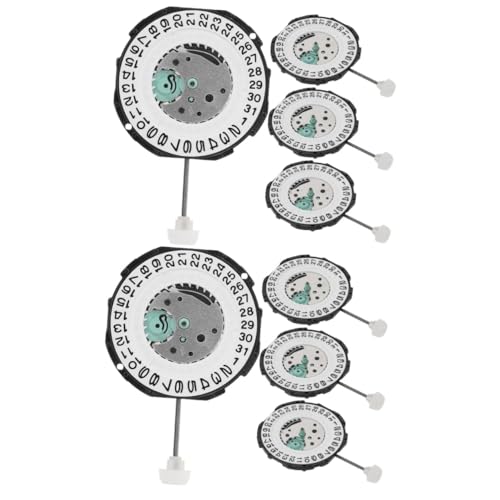 STOBOK 2 Sätze Ersatzteil Uhrwerk Kalender Dial Ring Für Mechanische Hochwertige Uhrwerk Bewegung Installieren Für Verschiedene Modelle Langlebige Materialien Präzise 4 Stücke * 2 von STOBOK