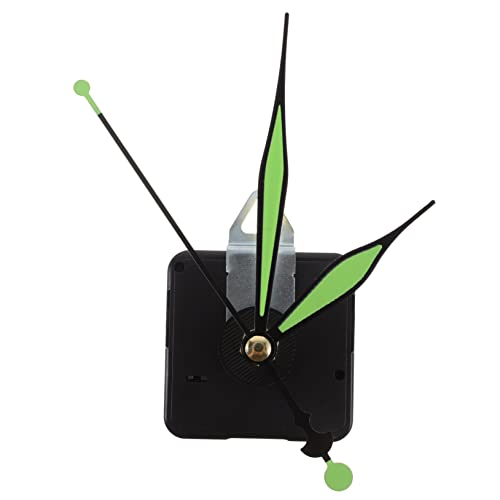 STOBOK 2 Sätze Fluoreszenzbewegung modern große Uhrzeiger Uhr Handkit Uhren mechanisch Uhr Ersatzteile Uhrersatzmechanismus kleines Uhrwerk Wanduhrwerk Bausatz Uhrwerk Plastik Light Green von STOBOK