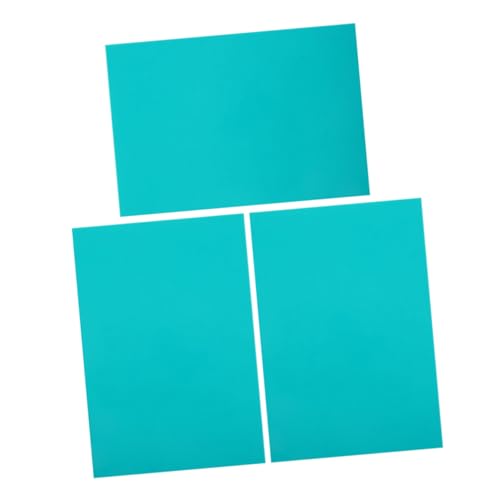 STOBOK 2 Sätze Gummifolie Gravieren Bastelset Basteln Für Scrapbooking-tischset Briefmarken Bastelschneidematte Druckgrafik-schnitzplatte PVC Green 3 Stück * 2 von STOBOK