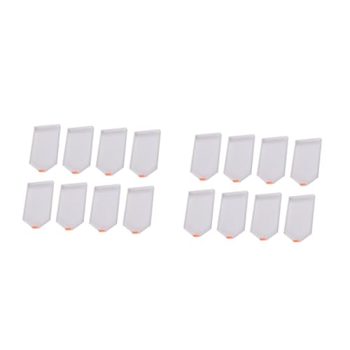 STOBOK 2 Sätze Kreuzstich-Fach Nail Decoration Diamantmalerei Werkzeug Diamant-Stich-Fach Tablett Zum Malen Von Perlen Tablett Mit Diamantstickerei Weiß 8 Stück * 2 von STOBOK
