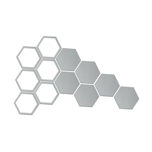 STOBOK 2 Sätze Selbstklebende Hexagon Wandspiegel Aufkleber Deko Fliesen Für Hintergrundgestaltung Und Hohle Langlebig Und Feuchtigkeitsbeständig Für Wohnzimmer 12 Stücke * 2 STOBOK 2 Sätze Selbstklebende Hexagon Wandspiegel Aufkleber Deko Fliesen Für Hintergrundgestaltung Und Hohle Langlebig Und Feuchtigkeitsbeständig Für Wohnzimmer 12 Stücke * 2 von STOBOK