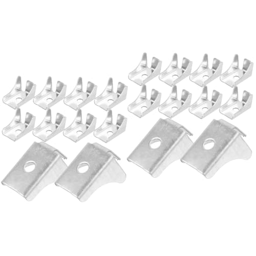STOBOK 2 Sätze Teiliges Metall Regalclip Robuste Stützclips Für Aktenschränke Und Regalsysteme Installieren Für Büro Und Zuhause Langlebig Und Anwendung 10 Stück * 2 von STOBOK