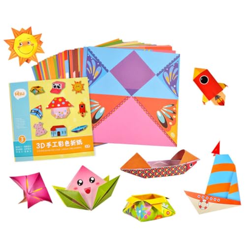 STOBOK 2 Sätze kreatives Origami Papier Bausätze farbig bunt Spitze bastelsets+für+ bastel Set für Bastelset für -Origami-Set Modezeitungen STOBOK 2 Sätze kreatives Origami Papier Bausätze farbig bunt Spitze bastelsets+für+ bastel Set für Bastelset für -Origami-Set Modezeitungen von STOBOK