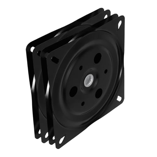 STOBOK 2 Stück Drehplatte für Möbel Drehbarer Sitzmechanismus und Langlebig für Barhocker Bürostühle Sofas und Displays zu Installieren von STOBOK