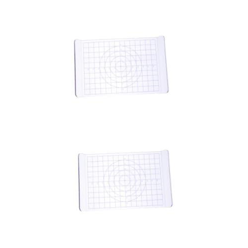 STOBOK 2 Stück Lehmplatte Formen Werkzeug Modelliermasse Teller Herstellung Produkt Ton Drücken Planke Bildhauerei Basteln Oberfläche Modellieren Manuelle Druckplatten Acryl von STOBOK