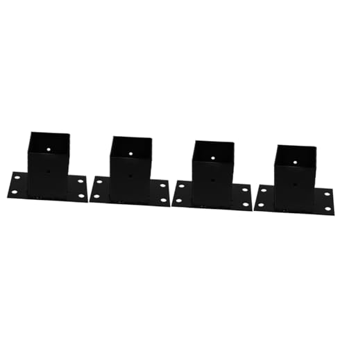 STOBOK 2 Stück Mailbox Post Protector Robuste Pfostenbasis für Gartenzaun Handlauf und Pavillon zu Installieren Solidem Material für Verschiedene Anwendungen von STOBOK