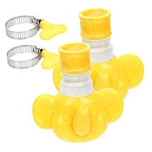 STOBOK 2 Stück Splash Head Extender Wasserhahn waschbecken Hausspüldüse Anti-Spritzer-Spüldüse Badezimmerdüse Sprühgerät für die Heimverlängerung Plastik Zufällige Farbe von STOBOK