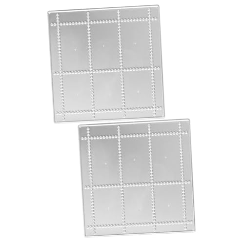 STOBOK 2 Stück Stempel-stanzformen Journaling Post Bausatz Planke Klare Briefmarken Umschlag Gestanzte Schablonen Sterben Die Original Dekorationen Prägung Kommode Kohlenstoffstahl Silver von STOBOK