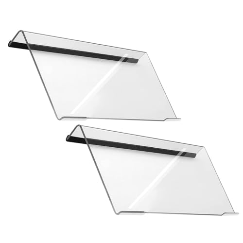 STOBOK 2 Stück Tastaturablage Tastaturhalter Stand Ergonomisch gekippt Keyboard Tray keyboardständer Gaming-Zubehör für den Schreibtisch Tastaturerhöhung für den Schreibtisch Acryl von STOBOK