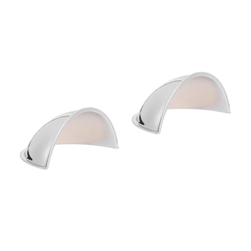 STOBOK 2 Stücke Form Toilette Hocken Topf Urin Splash Back Urin Splashback Urin Spritzschutz Hocken Topf Teil Silber Abs von STOBOK