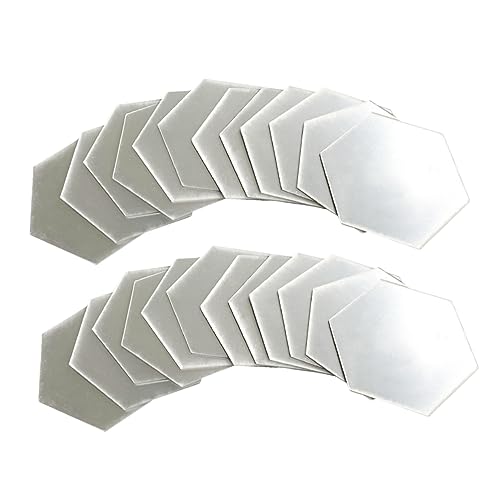 STOBOK Stück Sechseckige Spiegelfliesen Wandaufkleber Selbstklebend für Wanddekoration im Wohnzimmer und Treppenbereich Hochwertige Spiegelaufkleber STOBOK Stück Sechseckige Spiegelfliesen Wandaufkleber Selbstklebend für Wanddekoration im Wohnzimmer und Treppenbereich Hochwertige Spiegelaufkleber von STOBOK