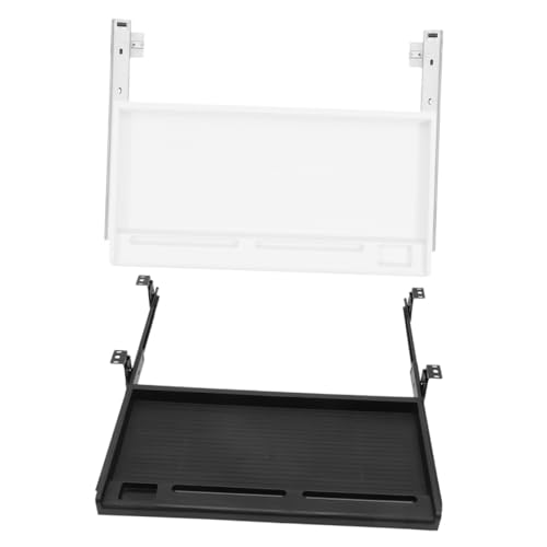STOBOK 2Sätze Tastaturablage Schreibtisch Ausziehbare Schublade für Computertastatur Platzsparend Robustes und Schreibtisch Organizer Teiliges von STOBOK