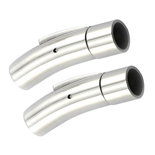 STOBOK 2stücke Magnetischer Verschluss Aus Edelstahl Passend Für Runde Lederkordel-endverschlüsse Mit Durchmesser Nickel Und Bleifrei Für Schmuckherstellung STOBOK 2stücke Magnetischer Verschluss Aus Edelstahl Passend Für Runde Lederkordel-endverschlüsse Mit Durchmesser Nickel Und Bleifrei Für Schmuckherstellung von STOBOK
