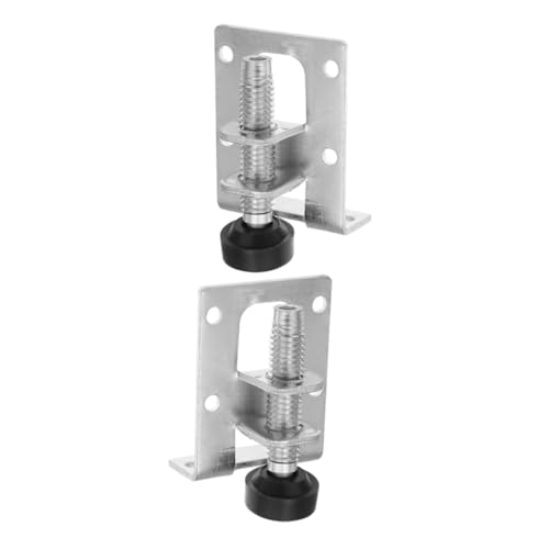 STOBOK 2pcs Möbel Leveler Teile Hochleistungsbein -Pads Zubehör Metall Leveling Füße Für Tisch Workbench Ersatz Möbelbeine von STOBOK