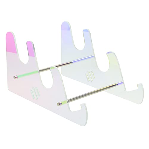 STOBOK 3 Halterung für die Tastaturablage mechanisch Tastaturverlängerung für den Schreibtisch Stand acrylständer schreintischorganizer Keyboardständer aus Acryl Tastaturhalter Metall von STOBOK