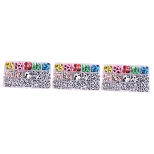 STOBOK 3 Kartons À 1500 Stück Schwarze Sicherheitsaugen Handgemachte DIY Zubehör Bewegliche Augäpfel für Plüschtiere Bastelbedarf für Plüschtiere DIY Zubehör für Puppen Colorful STOBOK 3 Kartons À 1500 Stück Schwarze Sicherheitsaugen Handgemachte DIY Zubehör Bewegliche Augäpfel für Plüschtiere Bastelbedarf für Plüschtiere DIY Zubehör für Puppen Colorful von STOBOK