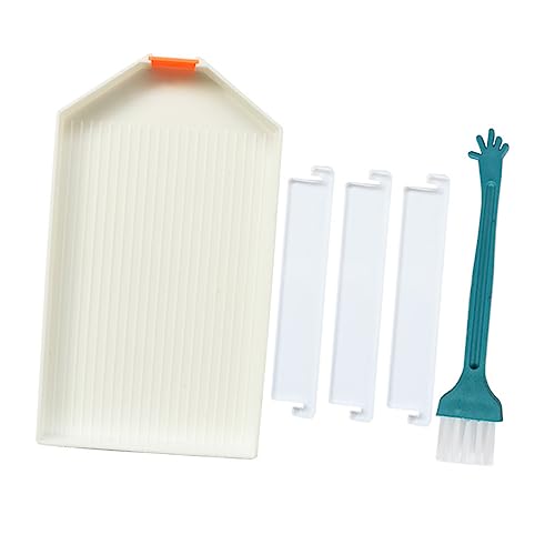 STOBOK 3 Sätze Drehscheibe Für Diamantmalerei Erwachsene Tablett Strassplatte Perlensortierplatte Halter Für Diamantzeichnungen Kunstzubehör Für Diamanten DIY Liefert Strasshalter Plastik von STOBOK