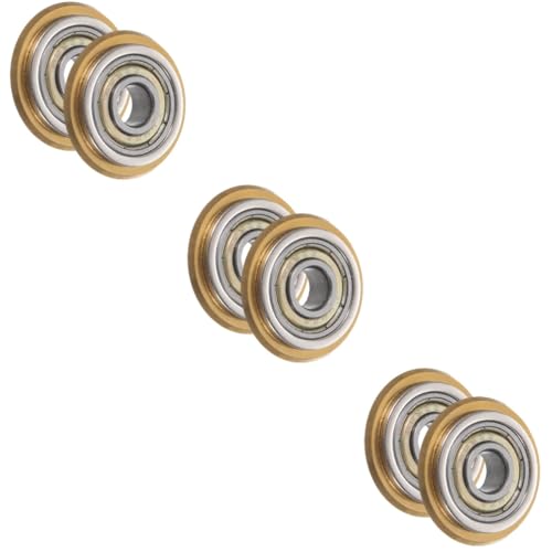 STOBOK 3 Sätze Lagerrad Kabelschneider Mini Großes Rad Platte Fliesen Fase Fliesenschneidmaschine Flisenschneider Rad Für Keramikschneider Rädchen Für Fliesen Legierung Golden 2 Stück * 3 von STOBOK