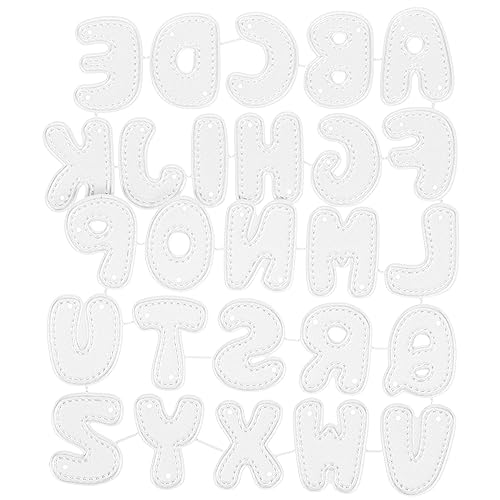 STOBOK 3 Sätze Schnitt Stirbt Alphabet-stanzteile Stanzteile Für Die Kartenherstellung Herstellung des Schnittladens Fotoalbum DIY Sammelalbum Stanzformen Für Die Kartenherstellung Metall von STOBOK