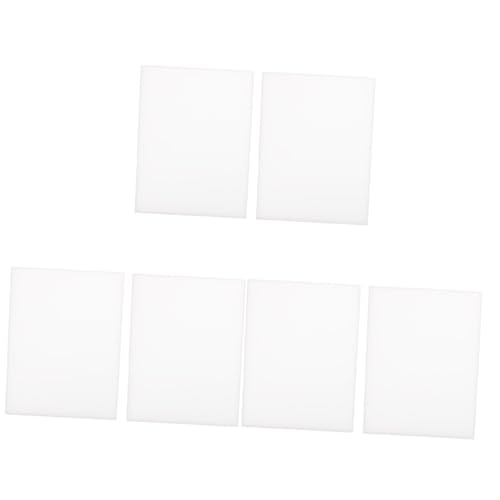 STOBOK 3 Sätze Schwammblock Mit Hoher Dichte Gefälscht Ästhetisch Schwammkissen Selber Machen Zubehör Haustier Heimfilzschwamm Lochermatte Großer Spülschwamm Diffusor Gel Weiß 2 Stück * 3 von STOBOK