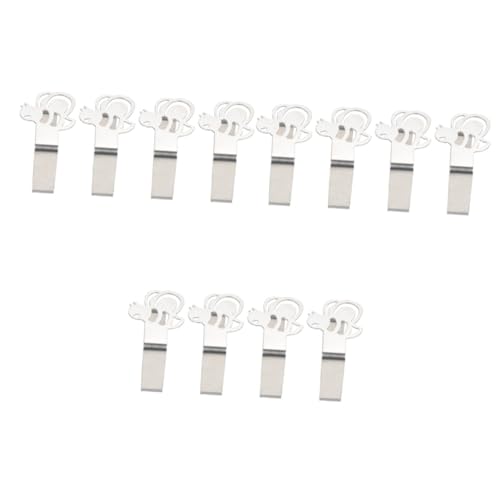 STOBOK 3 Sätze Tischdeckenclip Aus Edelstahl Inhaber Für Draußen Tischdecke Clip Biene Tischabdeckung Klemme Befestigungsclips Für Tischdecken Rostfreier Stahl Silber 4 Stück * 3 von STOBOK
