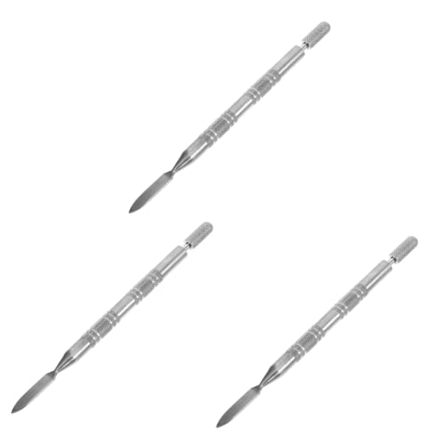 STOBOK 3 Stück Kantenlackstift Kantenfärbestift Farbstift Werkzeug für Ölfarbe handwerkzeug lederbearbeitung Werkzeug Ölstift für Lederkanten Lederpflegestift Rostfreier Stahl von STOBOK