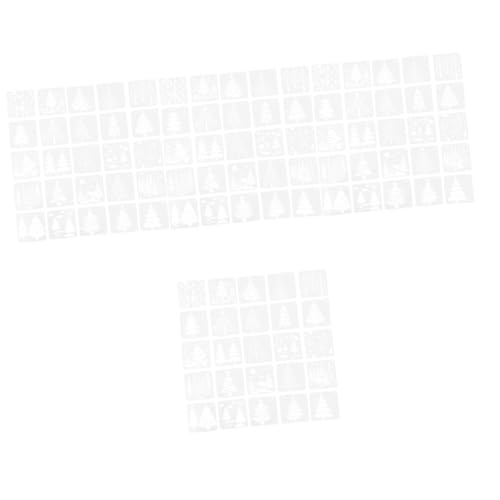 STOBOK 4 Sätze 4 Sets Weihnachtsmalvorlage Haustierkonto Schablonen Zum Malen Frohe Weihnachten Schablonen Weihnachtsbasteln Weihnachtsdekorationen Weihnachtsschablonen Zum 25 Stück * 4 von STOBOK