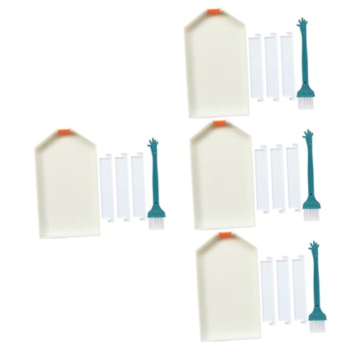 STOBOK 4 Sätze Drehscheibe für Diamantmalerei Tablett Erwachsene Diamond Picture Diamonds Painting Diamond Paiting Diamant-Aufbewahrungsschale Behälter für Diamantwerkzeuge Plastik von STOBOK