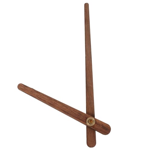 STOBOK 4 Sätze Holzuhr Uhr rustikale Uhrzeiger Uhr Hands -Kit Kreativ Wanduhr Hände Uhr Zeiger Zubehör für empfindliche Uhrenteile robuste Uhrzeiger hölzern Light Brown von STOBOK