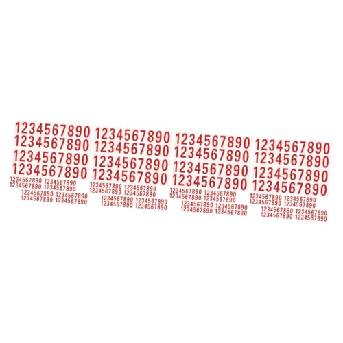 STOBOK 4 Sätze Selbstklebende Zahlenaufkleber Reflektierende Nummern Für Mülleimer Briefkästen Türen Und Langlebig Einfache Anwendung Und Entfernung 6 Blätter * 4 STOBOK 4 Sätze Selbstklebende Zahlenaufkleber Reflektierende Nummern Für Mülleimer Briefkästen Türen Und Langlebig Einfache Anwendung Und Entfernung 6 Blätter * 4 von STOBOK