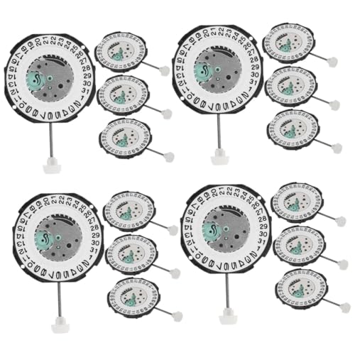 STOBOK 4 Sätze Uhrenkalender Ring Leichtgewichtige Uhrenersatzteile Für Reparaturen Für Verschiedene Quarzuhren Einfache Handhabung Und Langlebiges Design 4 Stück * 4 von STOBOK