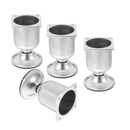 STOBOK 4stücke Oval Geformte Aluminiumlegierung Möbelbeine Ersatz Sofabeine Für Bank Tisch Schrank Möbel Zubehör STOBOK 4stücke Oval Geformte Aluminiumlegierung Möbelbeine Ersatz Sofabeine Für Bank Tisch Schrank Möbel Zubehör von STOBOK