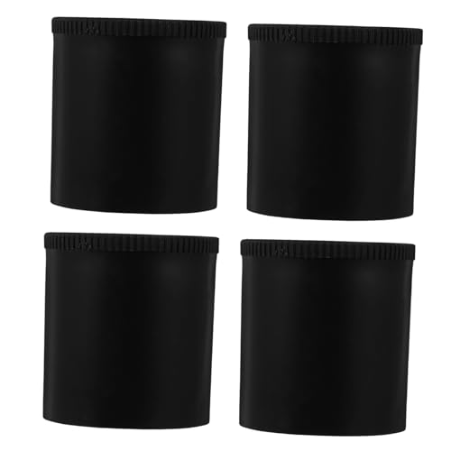 STOBOK 4 Stück Ersatzbeine für Möbel strapazierfähige Möbelbeine Couch Beine unfertige Möbelbeine Sofa ersatzbeine Couch füße Verstellbare Möbelbeine Abs Black von STOBOK