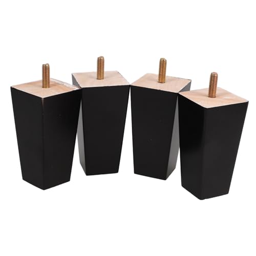 STOBOK 4 Stück Ersatzmöbelbeine Holz Höhe für Sofa Couchtisch Kommode Installieren Robust und Langlebig für DIY Möbelprojekte von STOBOK