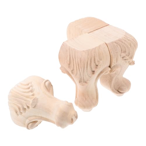 STOBOK 4 Stück Holz Möbelbeine Dekorative Möbel Füße Massivem Holz für Sofa Schrank und Einfach zu Montieren Langlebig und Vielseitig Einsetzbar als Ersatz für Beschädigte Möbelfüße STOBOK 4 Stück Holz Möbelbeine Dekorative Möbel Füße Massivem Holz für Sofa Schrank und Einfach zu Montieren Langlebig und Vielseitig Einsetzbar als Ersatz für Beschädigte Möbelfüße von STOBOK