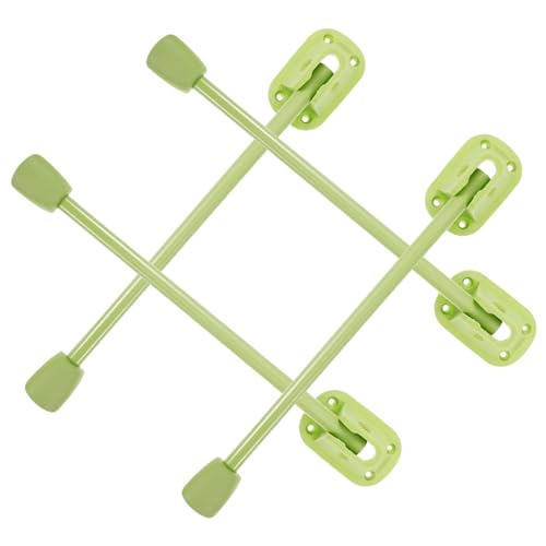 STOBOK 4 Stück Klappbare Tischbeine Tragbar Schreibtisch Einstellbar Möbel Essen Beine Für Tisch Wohnmobil-tischbein Beistelltischbeine Couchtischbeine Light Green Plastik von STOBOK