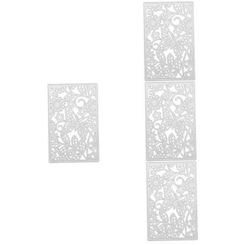 STOBOK 4 Stück Messerform Selber Machen Stanzformen Für Nähwerkzeuge Gestanzt Party - stanzformen Stempel Und Matrizen Für Die Kartenherstellung Grafikstanze Sterben Kohlenstoffstahl Silver von STOBOK