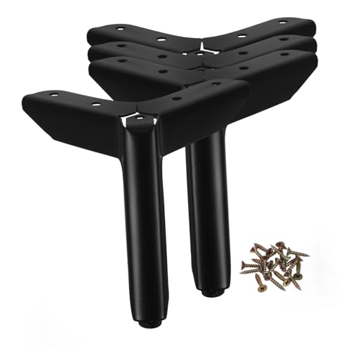 STOBOK 4 Stück Möbelfußstützen Sofabeine Ersetzen Bankbeine Ersatz-couchbeine Couchtischbeine Aus Metall Bücherregalbeine Kommode Beine Bettbeine Kohlenstoffstahl Black STOBOK 4 Stück Möbelfußstützen Sofabeine Ersetzen Bankbeine Ersatz-couchbeine Couchtischbeine Aus Metall Bücherregalbeine Kommode Beine Bettbeine Kohlenstoffstahl Black von STOBOK