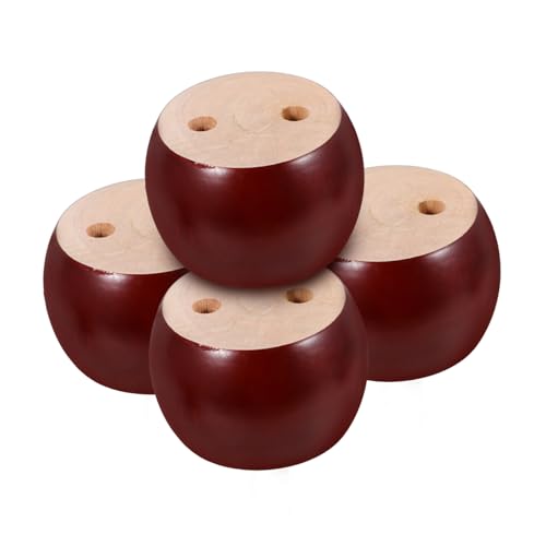 STOBOK 4 Stück Möbelprotokollfüße Couch Bein Sofa -Bein -Riser industriell Moderne Möbelbeine Stützbeine für Möbel Möbelstützbein Naturholzbeine Bein für Möbel Brown STOBOK 4 Stück Möbelprotokollfüße Couch Bein Sofa -Bein -Riser industriell Moderne Möbelbeine Stützbeine für Möbel Möbelstützbein Naturholzbeine Bein für Möbel Brown von STOBOK