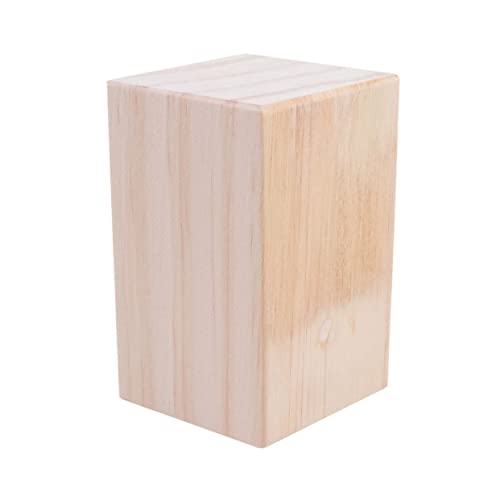 STOBOK 4 Stück Möbelstützfüße Schreibtisch Tisch Schrankbeine Möbelbeine Tischstützbeine Tischstützfüße Bambus Beige von STOBOK