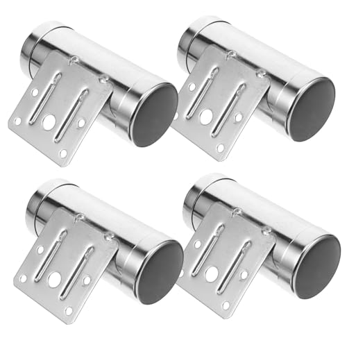 STOBOK 4 Stück Sofa Feet Hardware -zubehör Couch Füße Möbelbeine Tischbeine Fußpolster Für Möbel Ersatz Kommode Metallbeine Für Möbel Kabinettsbeine Robuste Couchbeine Stahl von STOBOK