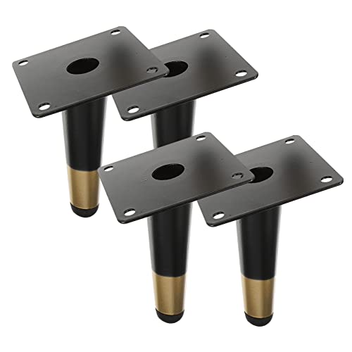 STOBOK 4stücke Metall Möbelbeine Für Sofa Couch Schräg Kegel Form Schraubbefestigung Standfüße Ersatzbeine Für Möbel Schränke von STOBOK