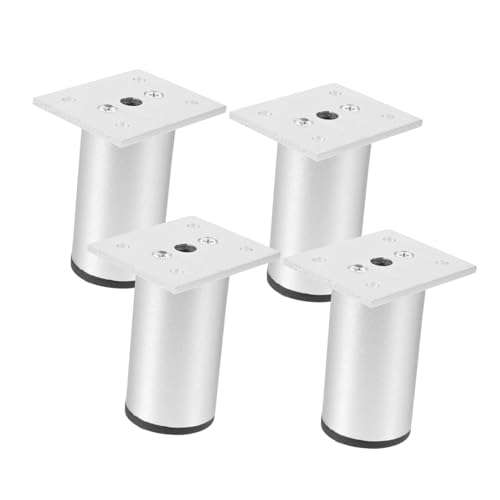 STOBOK 4 Stück verstellbare Schrankfüße einstellbar Unterstützung Möbelfüße Ersatzbeine für Sofa Möbelbeine Kommode Beine Stützfüße für Möbel aus Metall Aluminiumlegierung von STOBOK