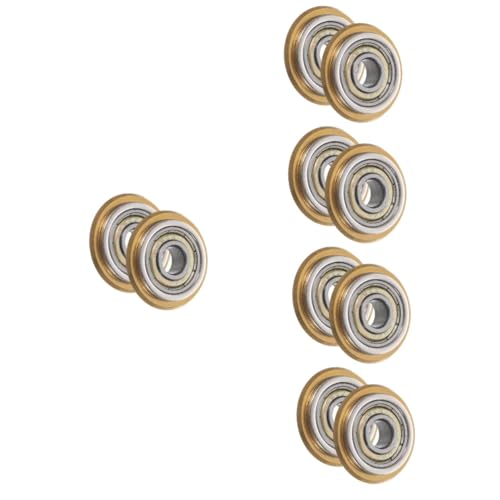 STOBOK 5 Sätze Lagerrad Fliesenschleifer Fliesen Nivelliersystem Mini Fliesenschneidmaschine Flisenschneider Fliesenschneider Austausch des Glasschneiderrades Legierung Golden 2 Stück * 5 von STOBOK